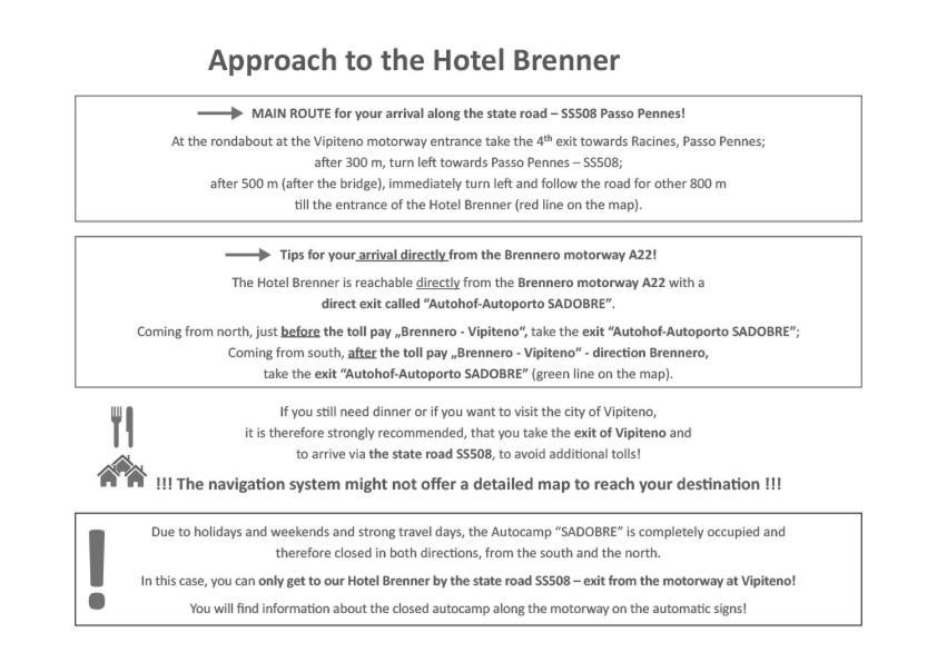 Hotel Brenner - Stop & Go Vipiteno Kültér fotó